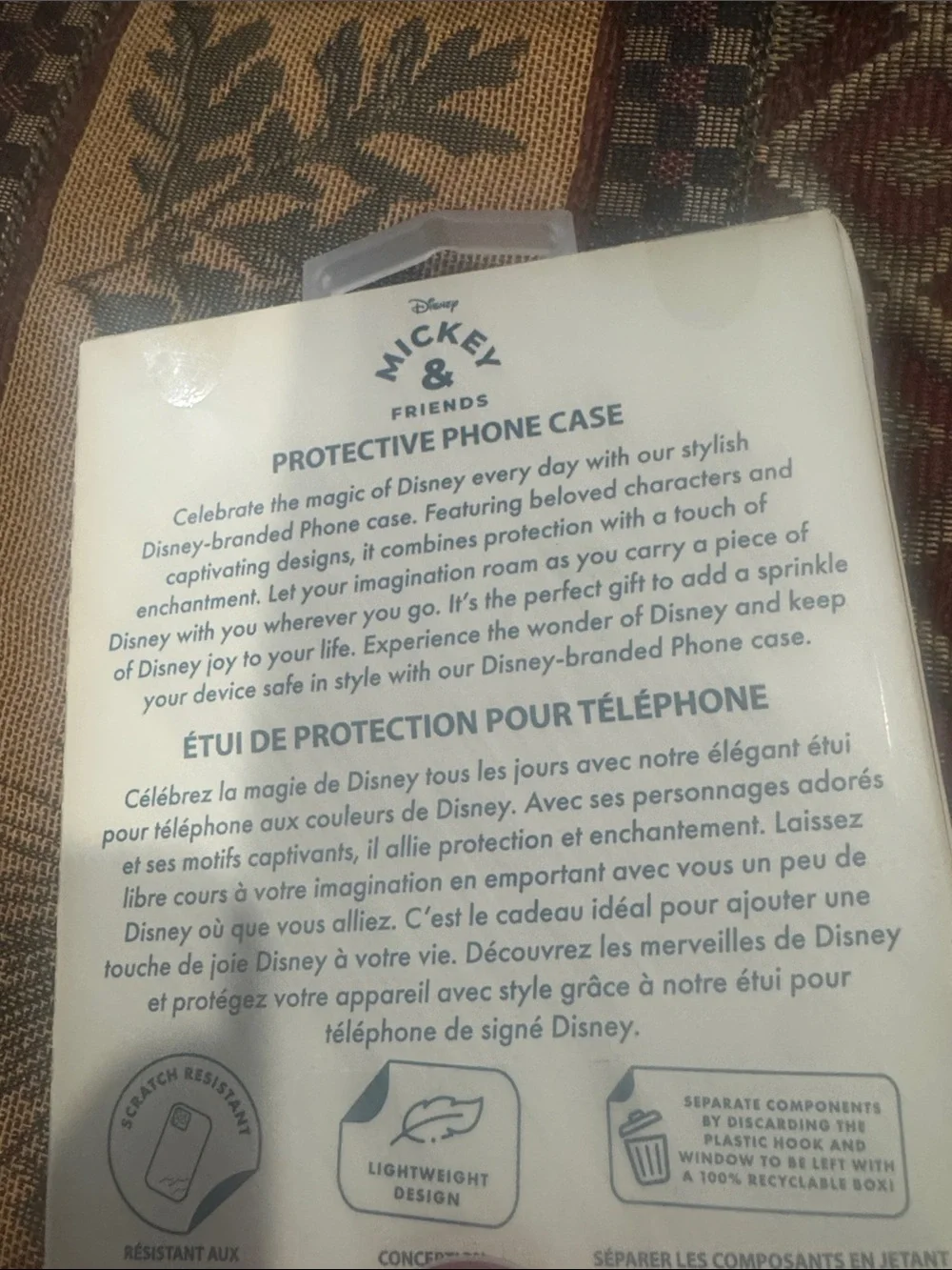 Disney clear protective